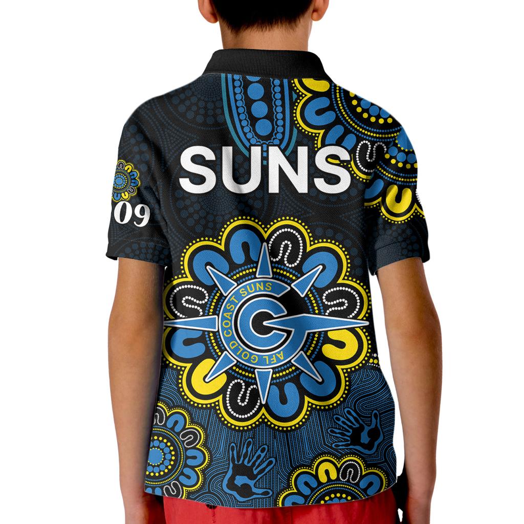 afl-gold-coast-suns-2009-aboriginal-blue-style-kid-polo-shirt