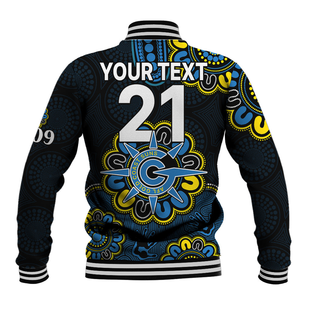 custom-personalised-afl-gold-coast-suns-2009-aboriginal-blue-style-baseball-jacket