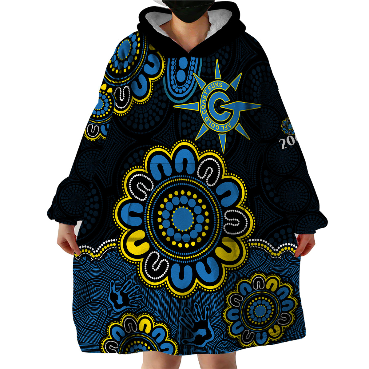 custom-personalised-afl-gold-coast-suns-2009-aboriginal-blue-style-wearable-blanket-hoodie