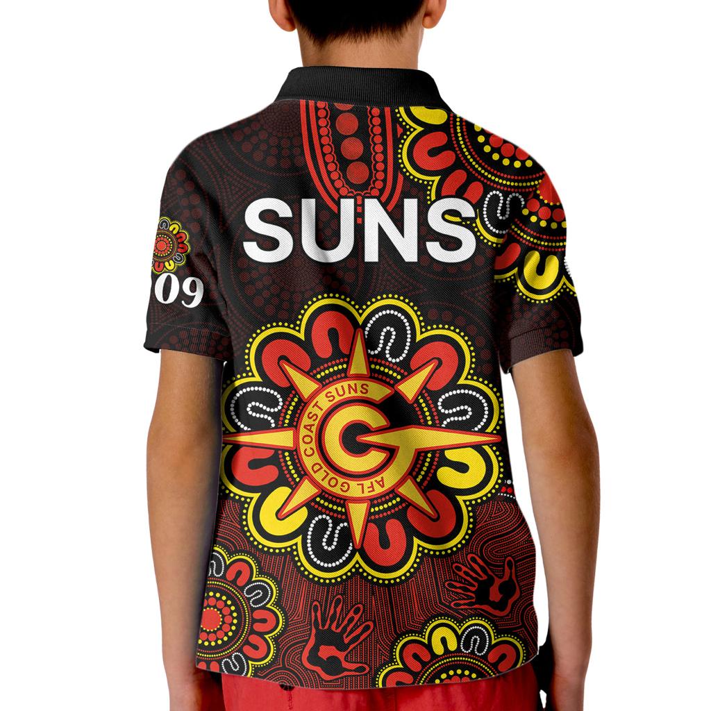 afl-gold-coast-suns-2009-aboriginal-red-style-kid-polo-shirt