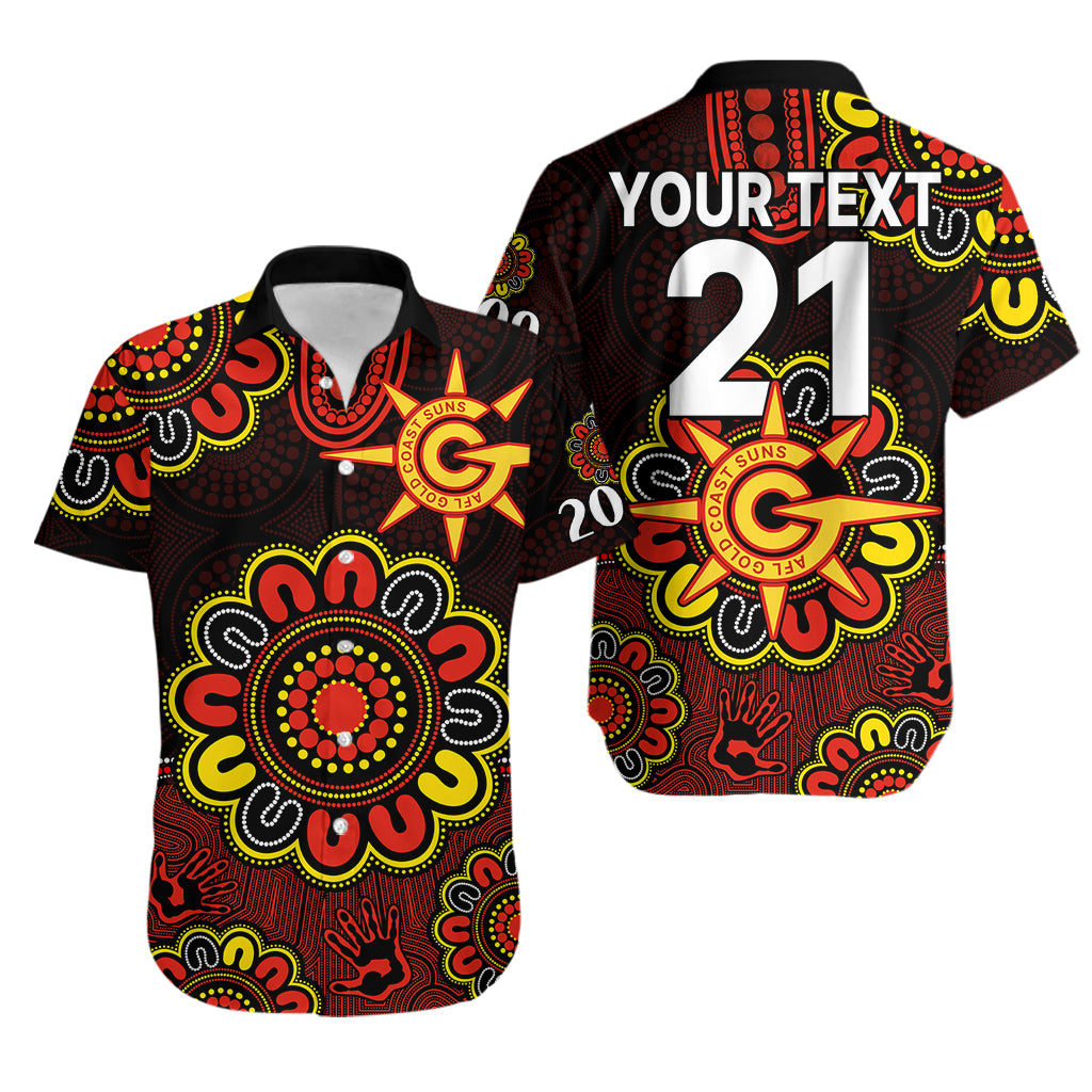 custom-personalised-afl-gold-coast-suns-2009-aboriginal-red-style-hawaiian-shirt