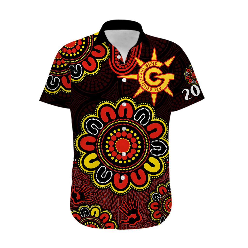 custom-personalised-afl-gold-coast-suns-2009-aboriginal-red-style-hawaiian-shirt