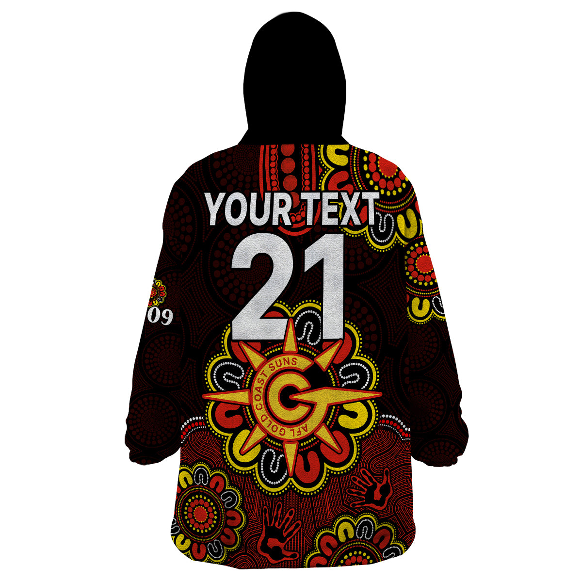 custom-personalised-afl-gold-coast-suns-2009-aboriginal-red-style-wearable-blanket-hoodie