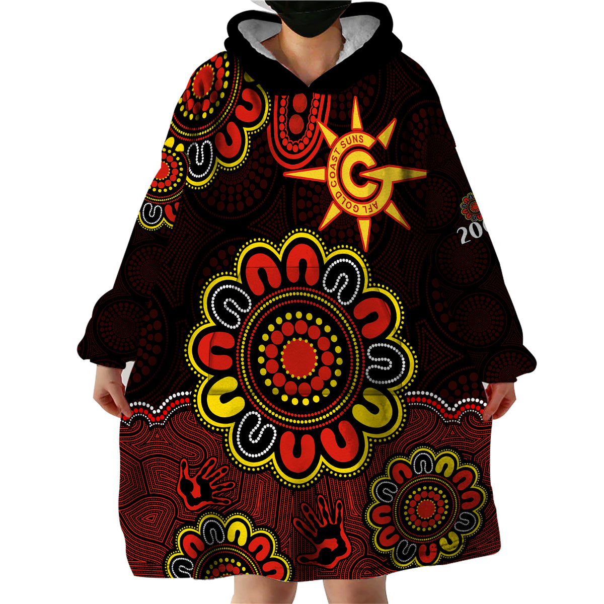 custom-personalised-afl-gold-coast-suns-2009-aboriginal-red-style-wearable-blanket-hoodie