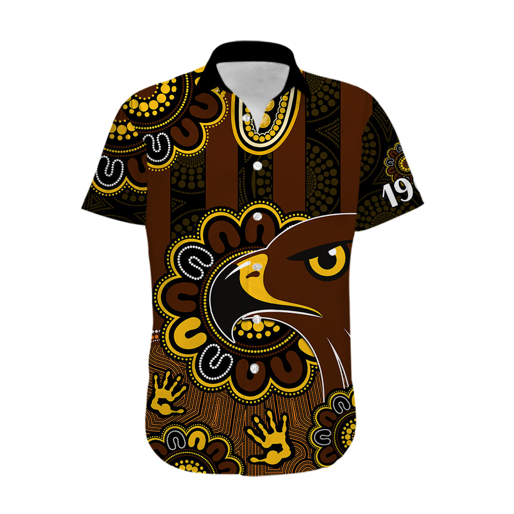 custom-personalised-afl-hawthorn-hawks-1902-aboriginal-hawaiian-shirt