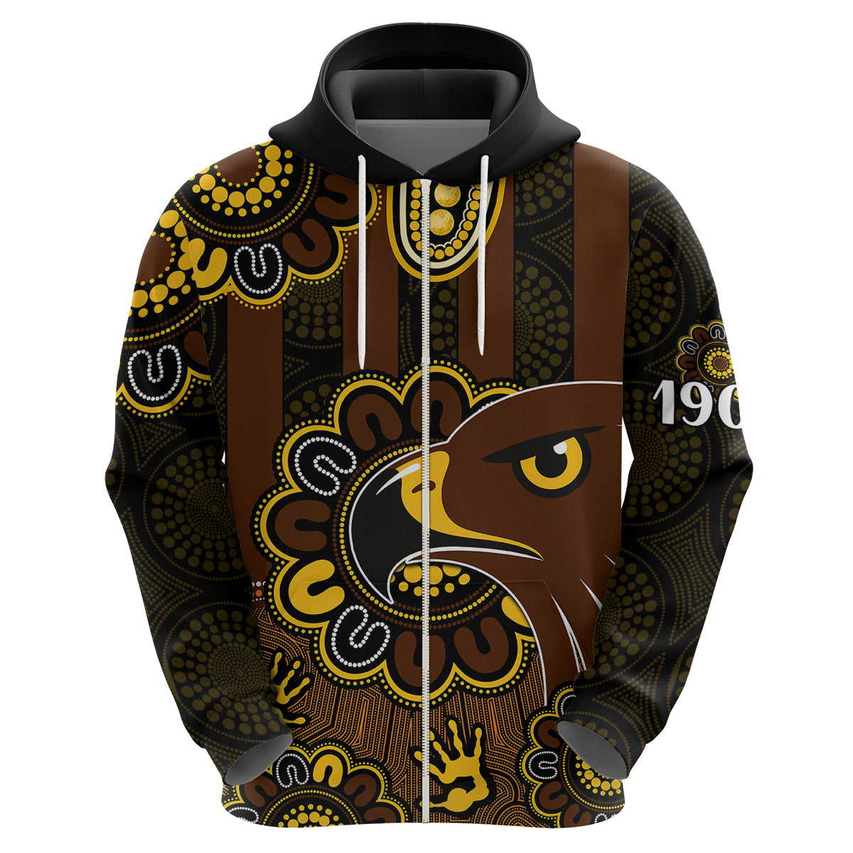 custom-personalised-afl-hawthorn-hawks-1902-aboriginal-hoodie