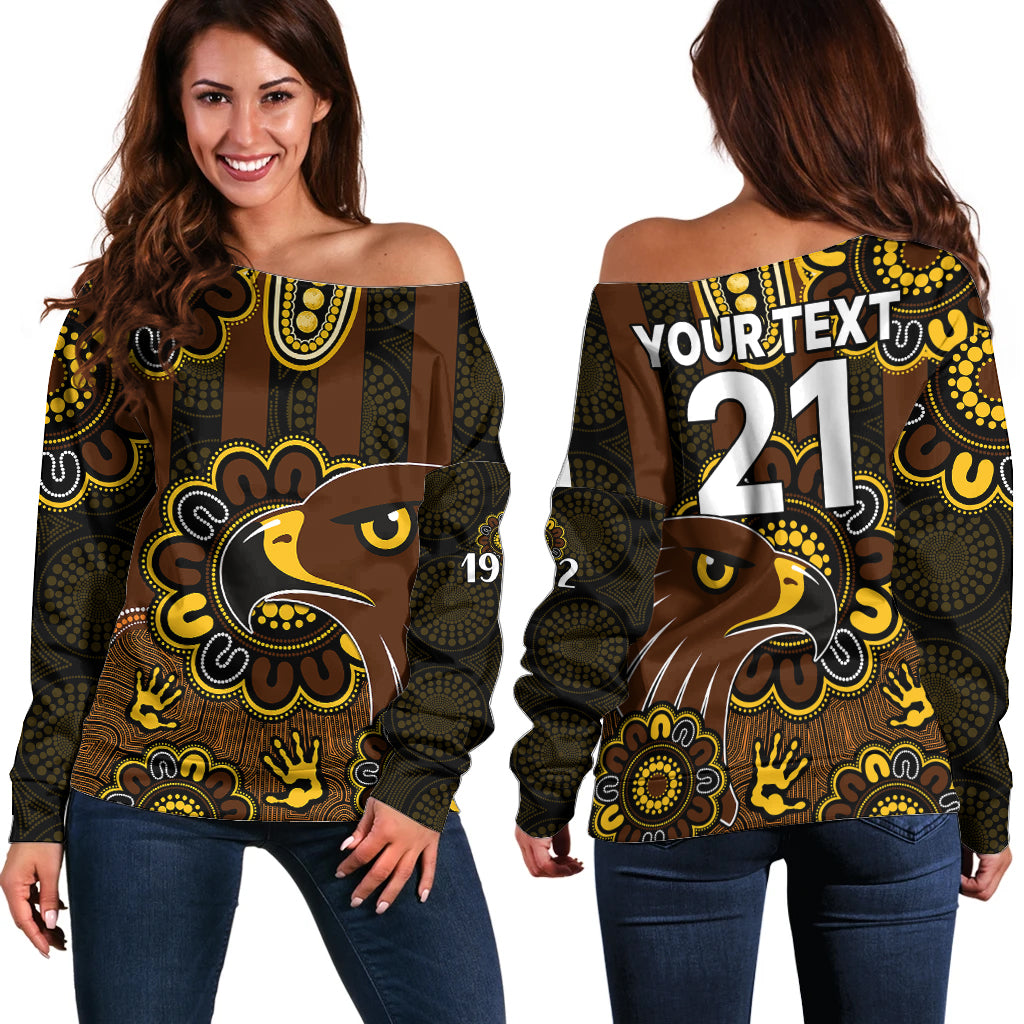 custom-personalised-afl-hawthorn-hawks-1902-aboriginal-off-shoulder-sweater