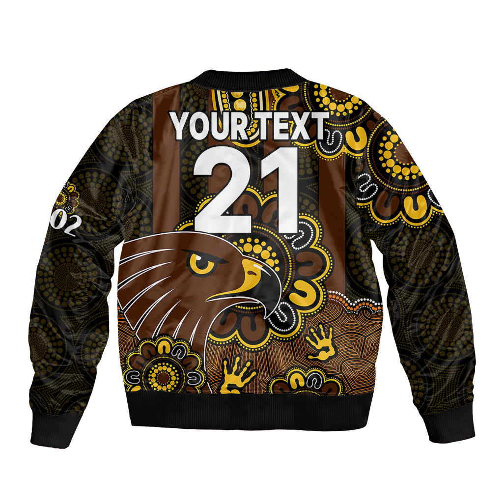 custom-personalised-afl-hawthorn-hawks-1902-aboriginal-sleeve-zip-bomber-jacket