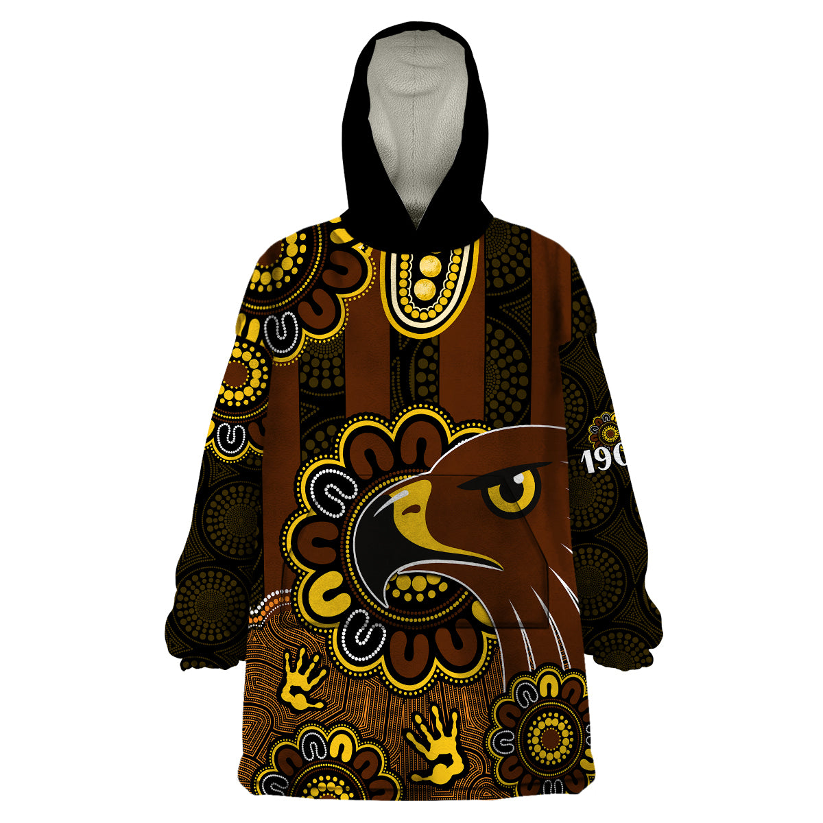 custom-personalised-afl-hawthorn-hawks-1902-aboriginal-wearable-blanket-hoodie