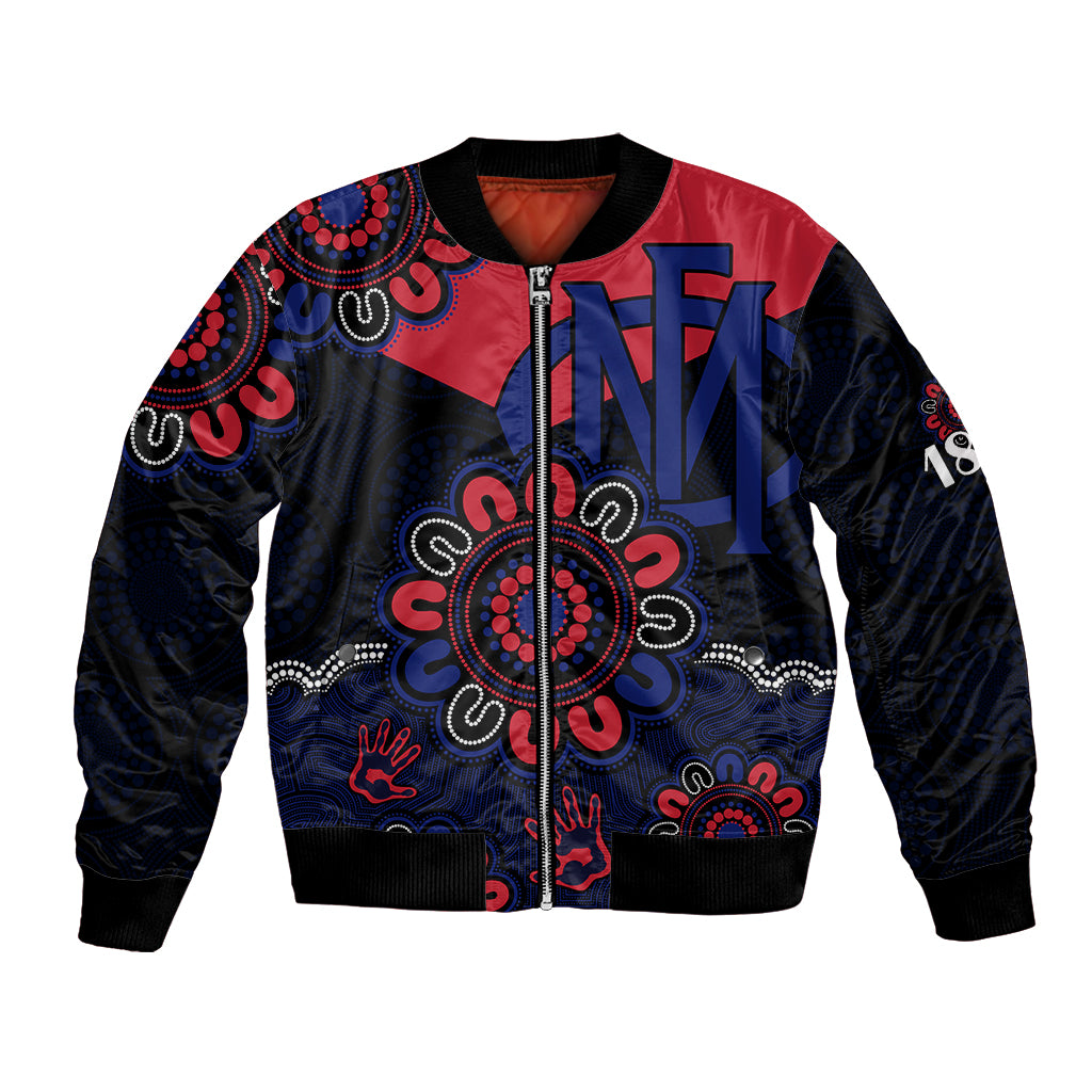 custom-personalised-afl-melbourne-demons-1858-aboriginal-bomber-jacket