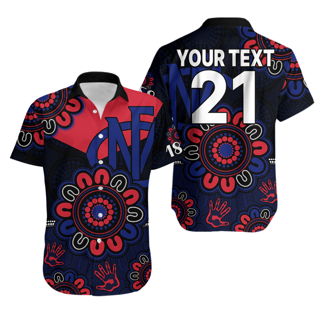 custom-personalised-afl-melbourne-demons-1858-aboriginal-hawaiian-shirt