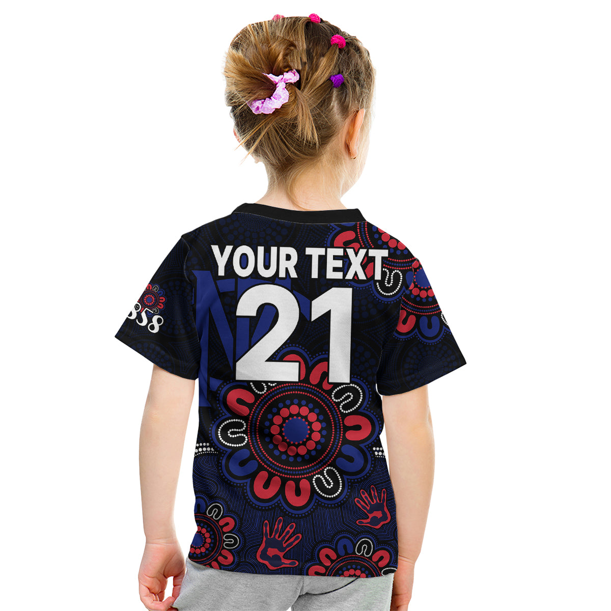 custom-personalised-afl-melbourne-demons-1858-aboriginal-kid-t-shirt