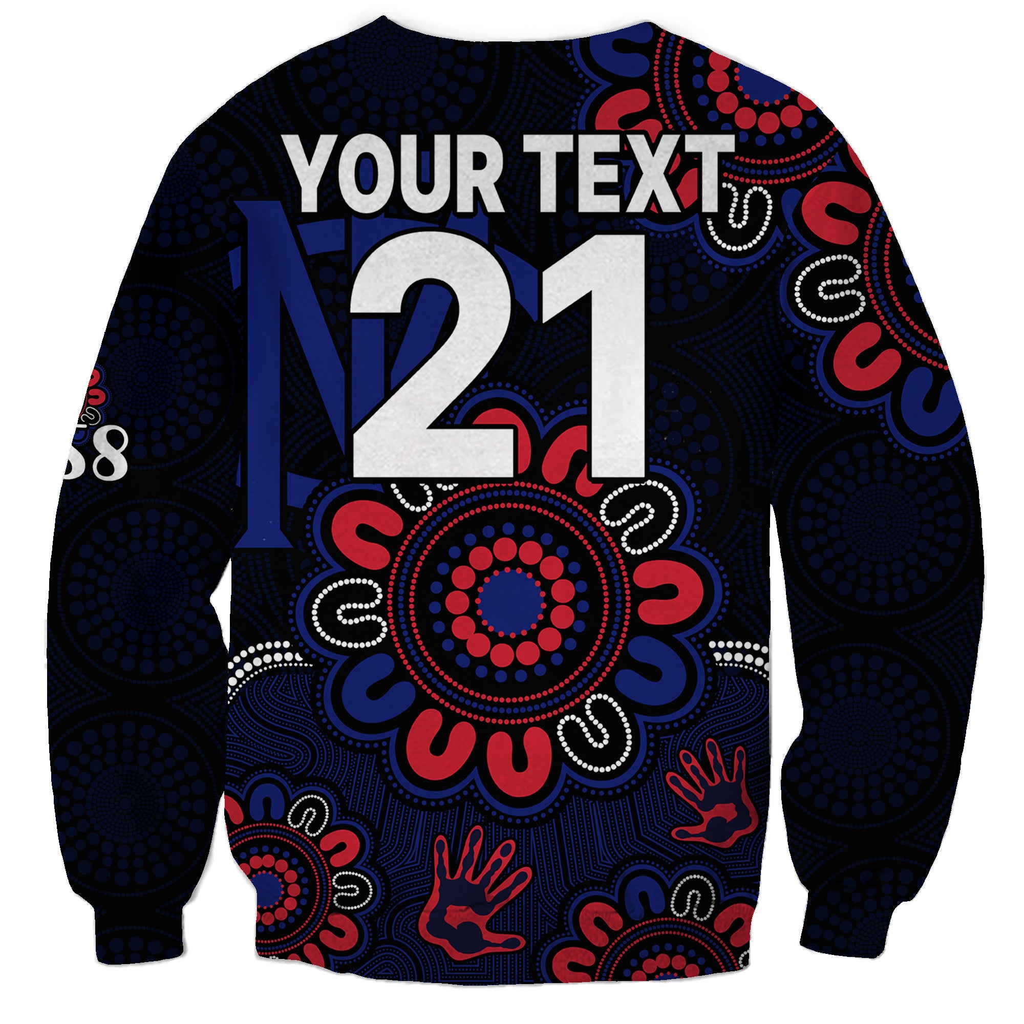 custom-personalised-afl-melbourne-demons-1858-aboriginal-sweatshirt