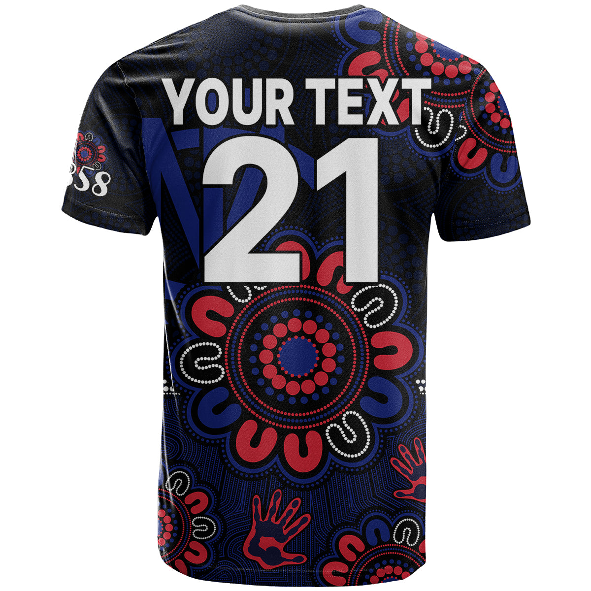 custom-personalised-afl-melbourne-demons-1858-aboriginal-t-shirt