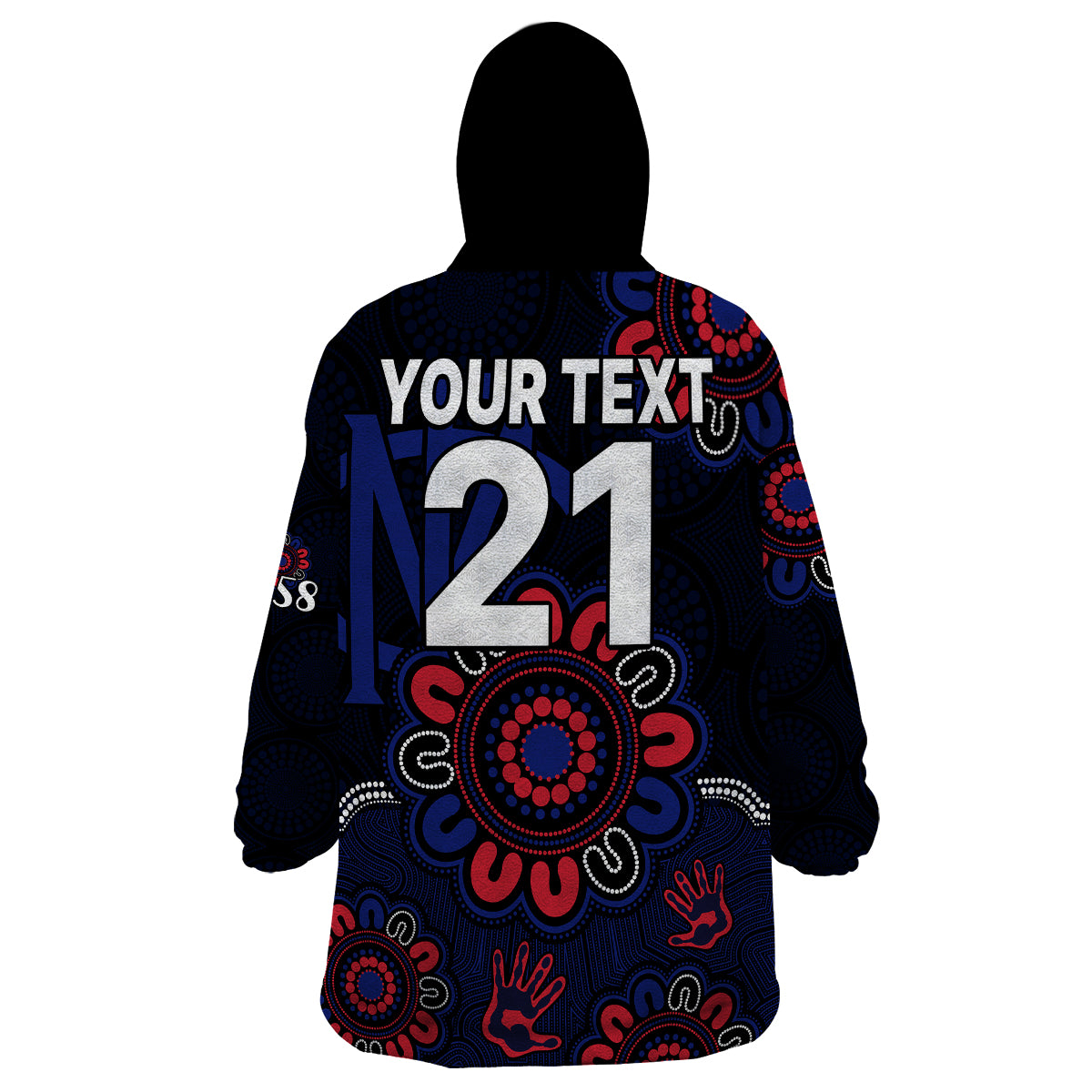 custom-personalised-afl-melbourne-demons-1858-aboriginal-wearable-blanket-hoodie