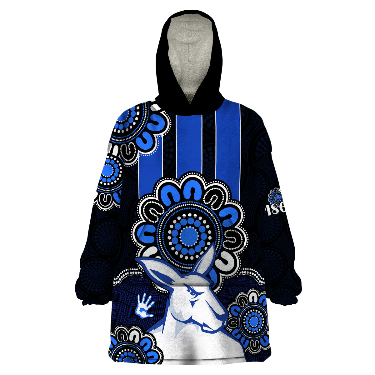 custom-personalised-afl-north-melbourne-kangaroos-1869-aboriginal-wearable-blanket-hoodie