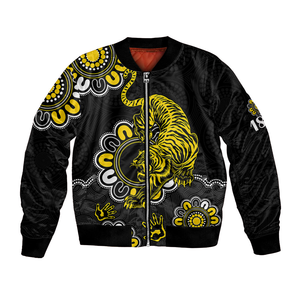 custom-personalised-afl-richmond-tigers-1885-aboriginal-bomber-jacket