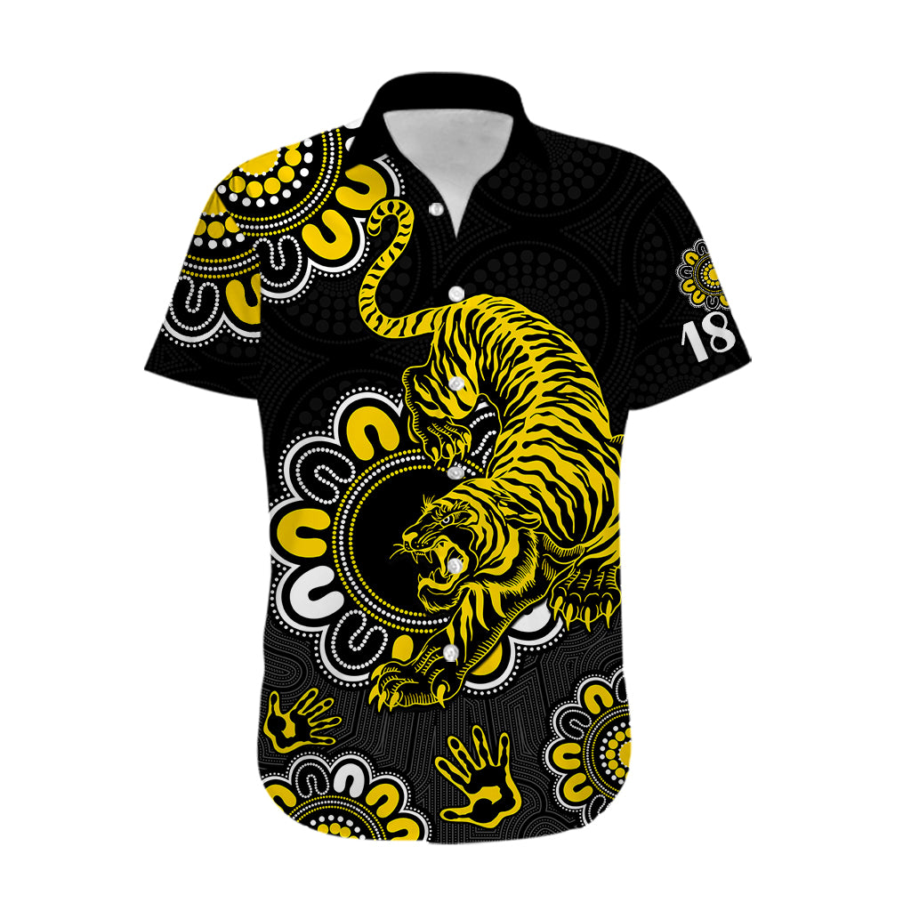 custom-personalised-afl-richmond-tigers-1885-aboriginal-hawaiian-shirt