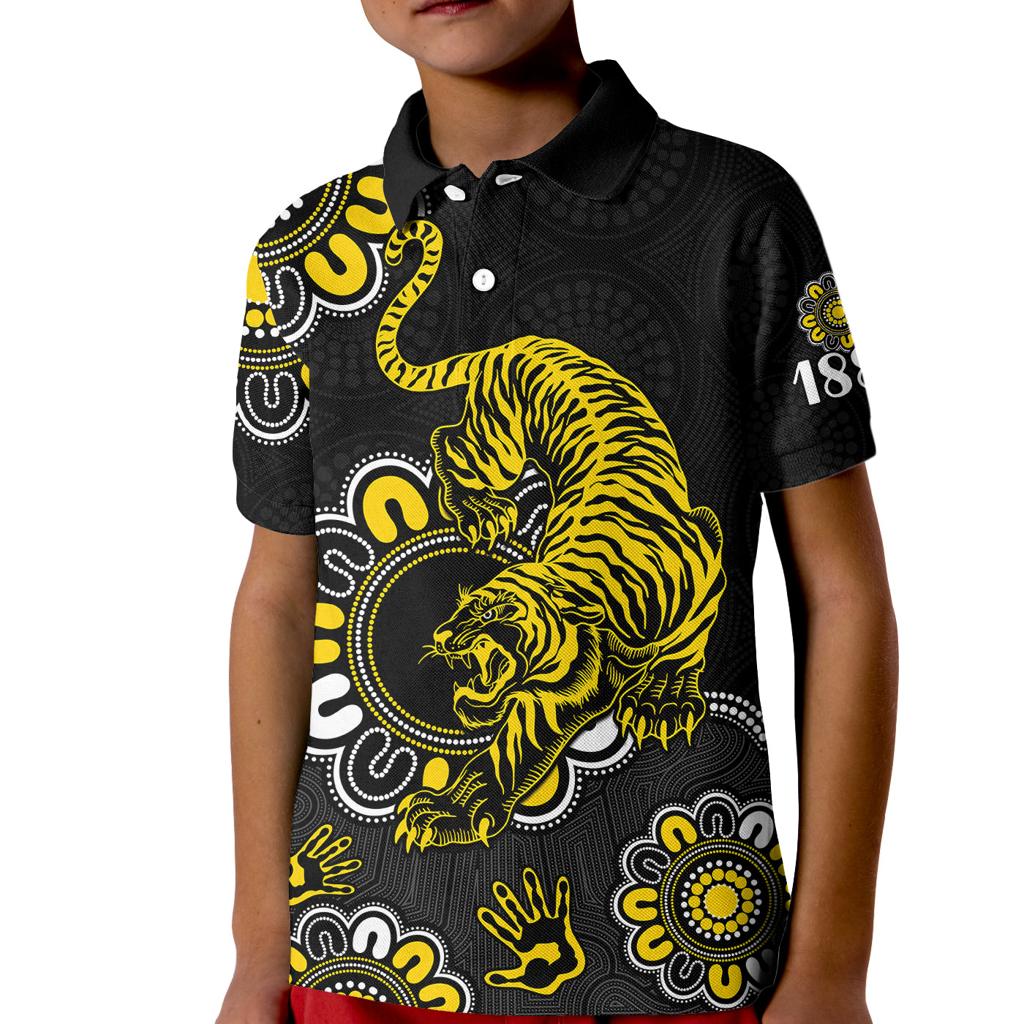 custom-personalised-afl-richmond-tigers-1885-aboriginal-kid-polo-shirt