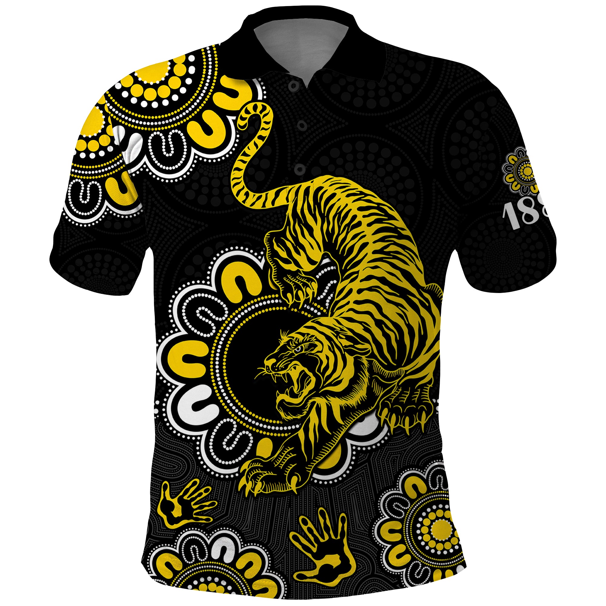 custom-personalised-afl-richmond-tigers-1885-aboriginal-polo-shirt