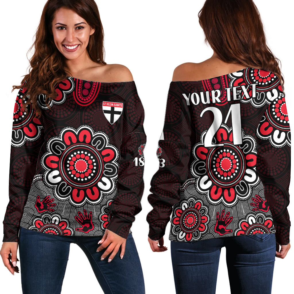 custom-personalised-afl-st-kilda-saints-1873-aboriginal-off-shoulder-sweater