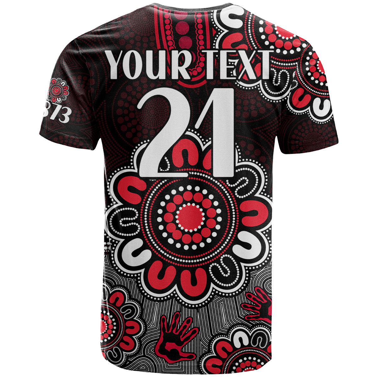 custom-personalised-afl-st-kilda-saints-1873-aboriginal-t-shirt