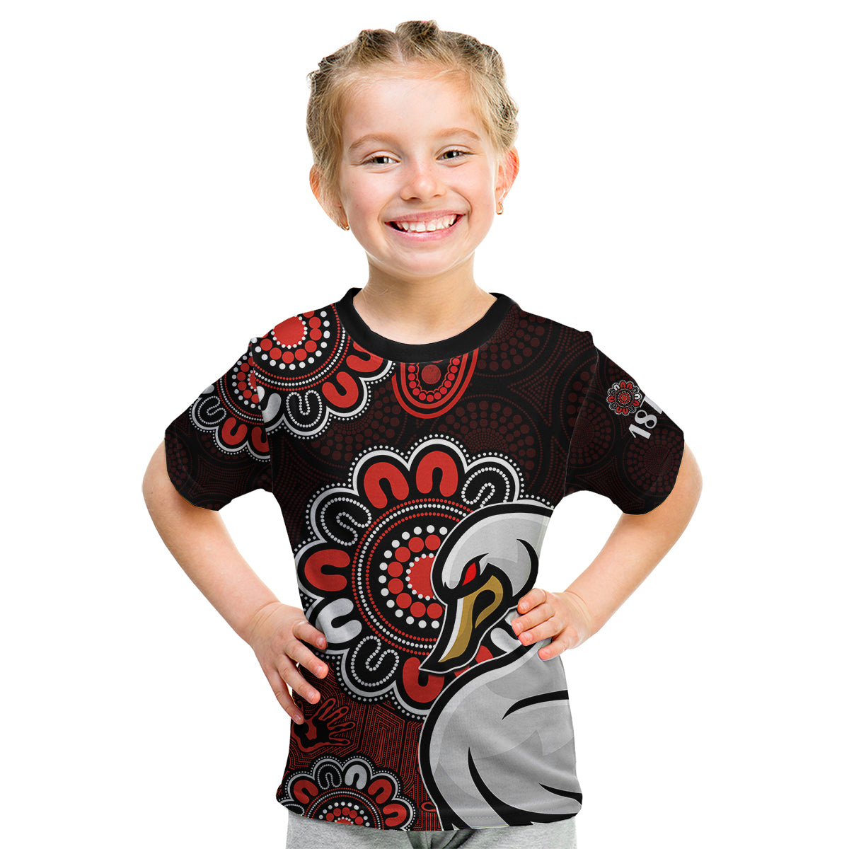 custom-personalised-afl-sydney-swans-1874-aboriginal-kid-t-shirt