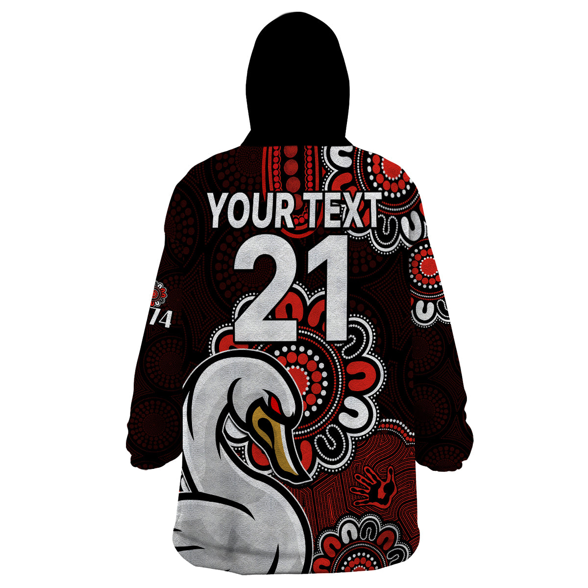 custom-personalised-afl-sydney-swans-1874-aboriginal-wearable-blanket-hoodie