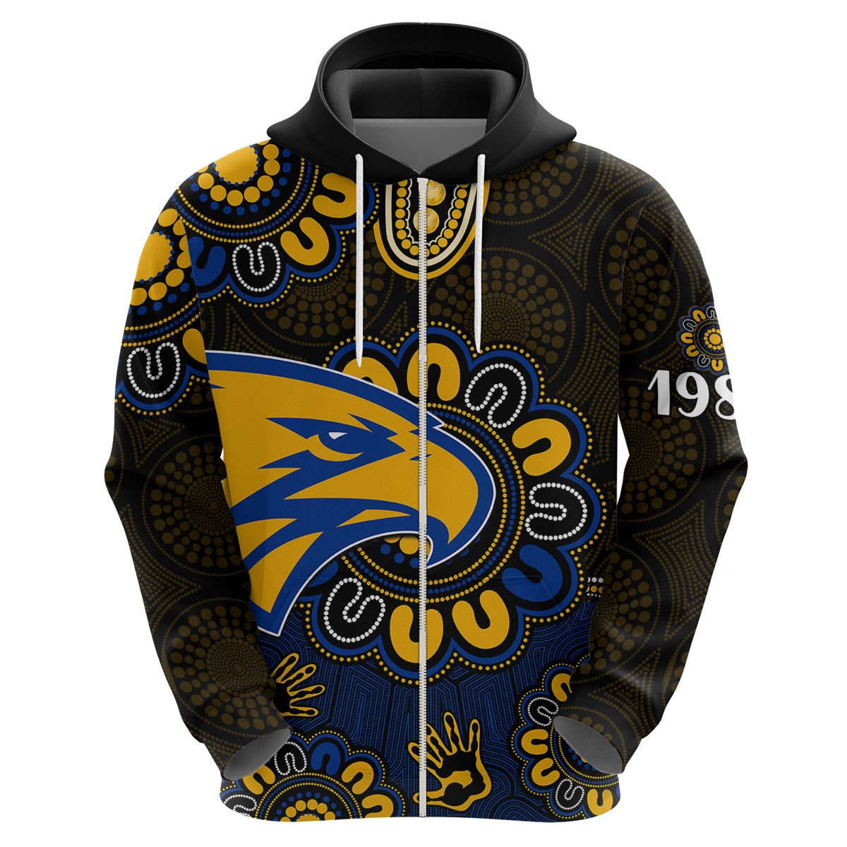 custom-personalised-afl-west-coast-eagles-1986-aboriginal-hoodie