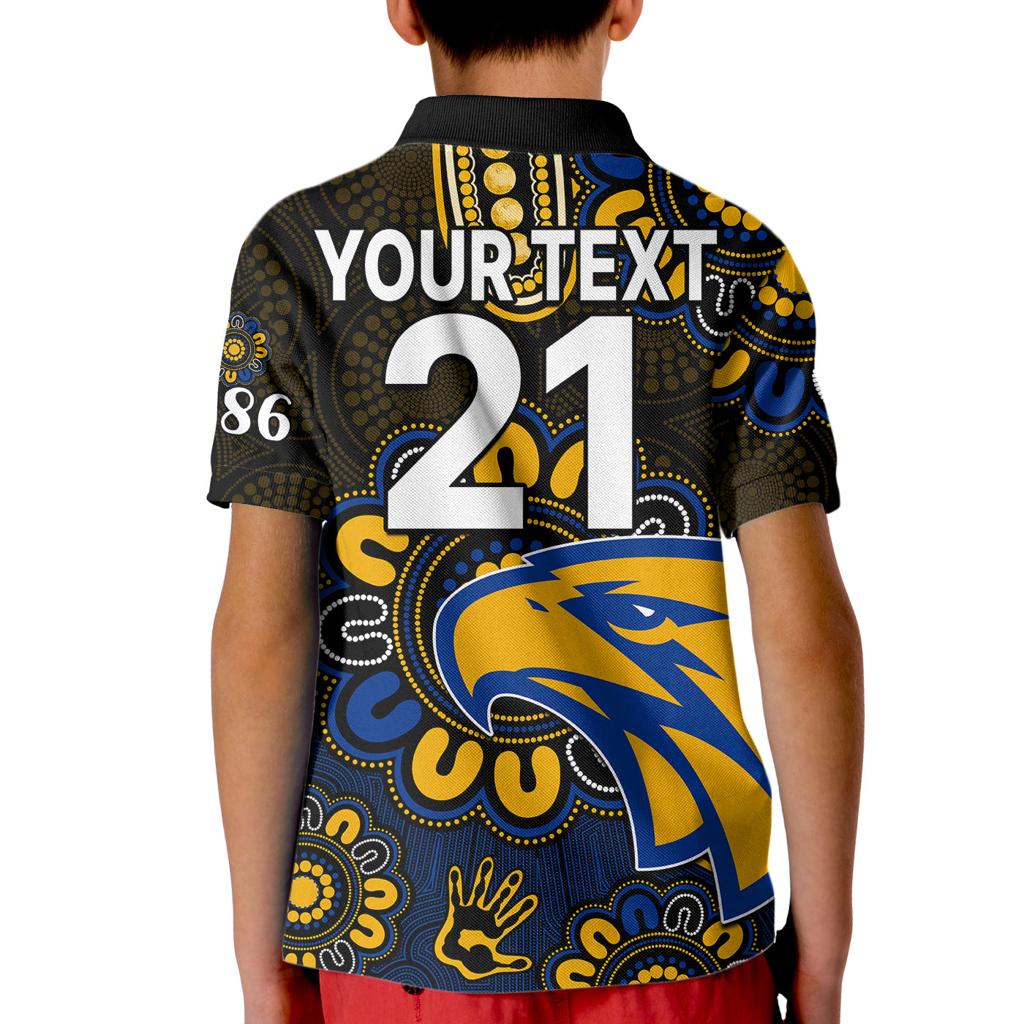 custom-personalised-afl-west-coast-eagles-1986-aboriginal-kid-polo-shirt