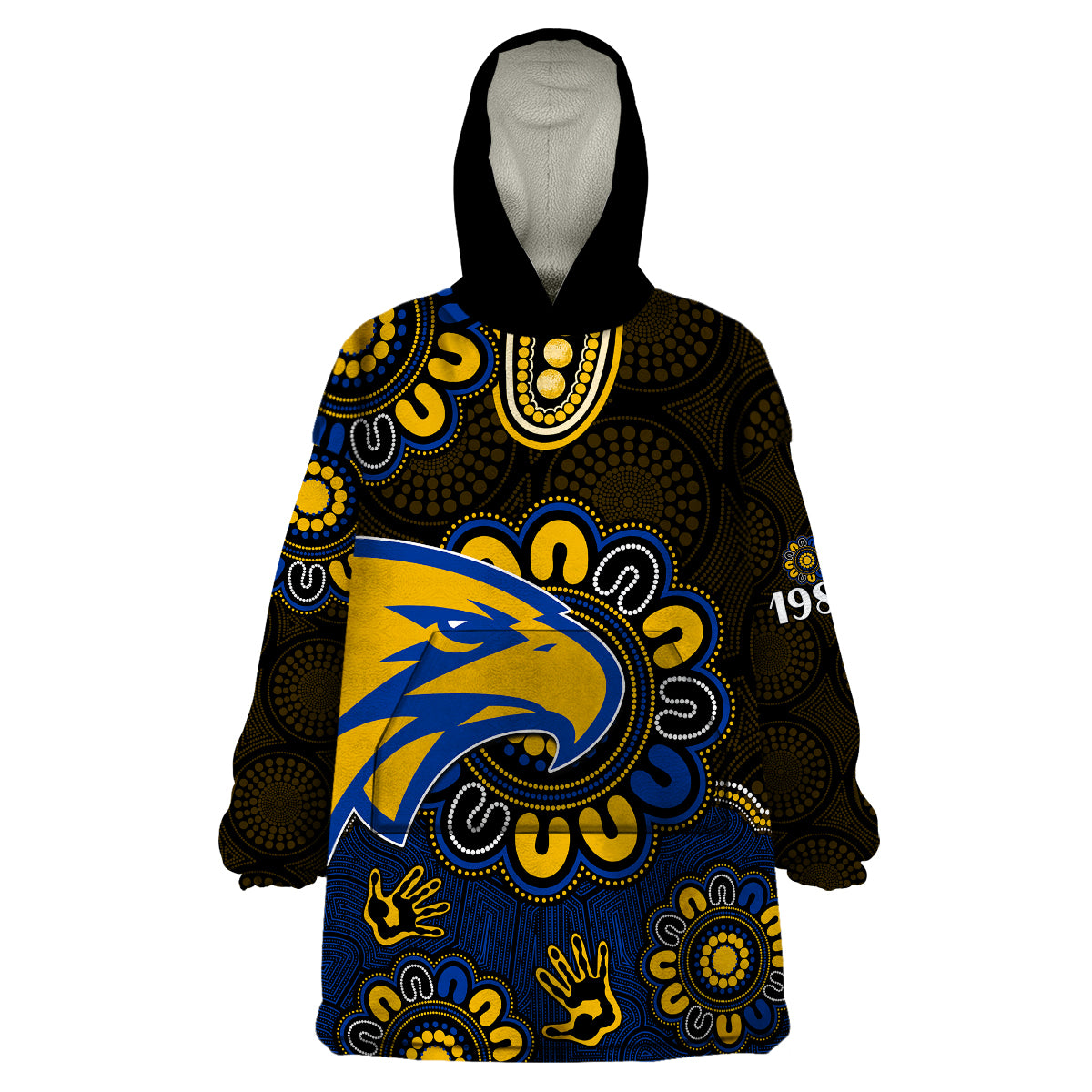 custom-personalised-afl-west-coast-eagles-1986-aboriginal-wearable-blanket-hoodie