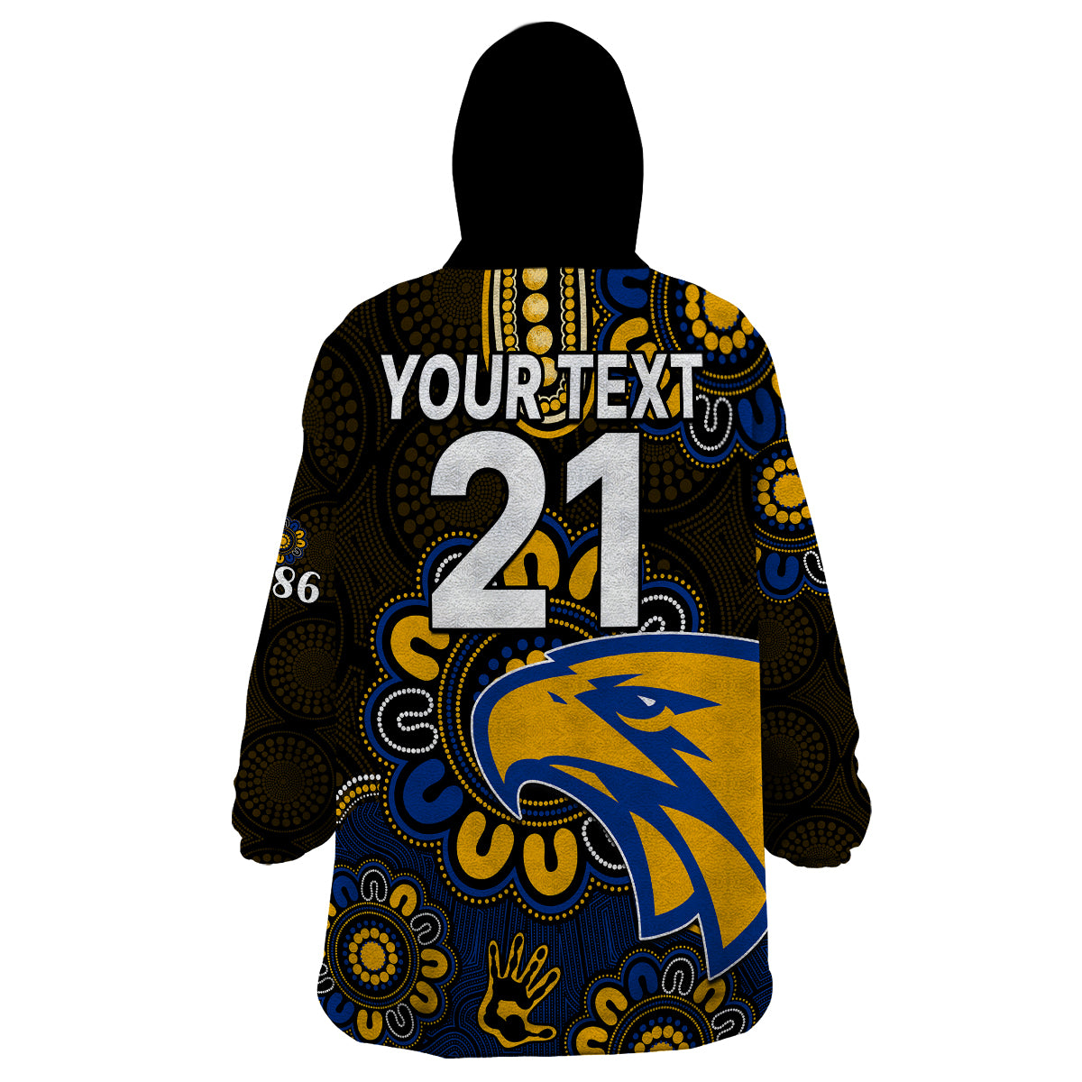 custom-personalised-afl-west-coast-eagles-1986-aboriginal-wearable-blanket-hoodie