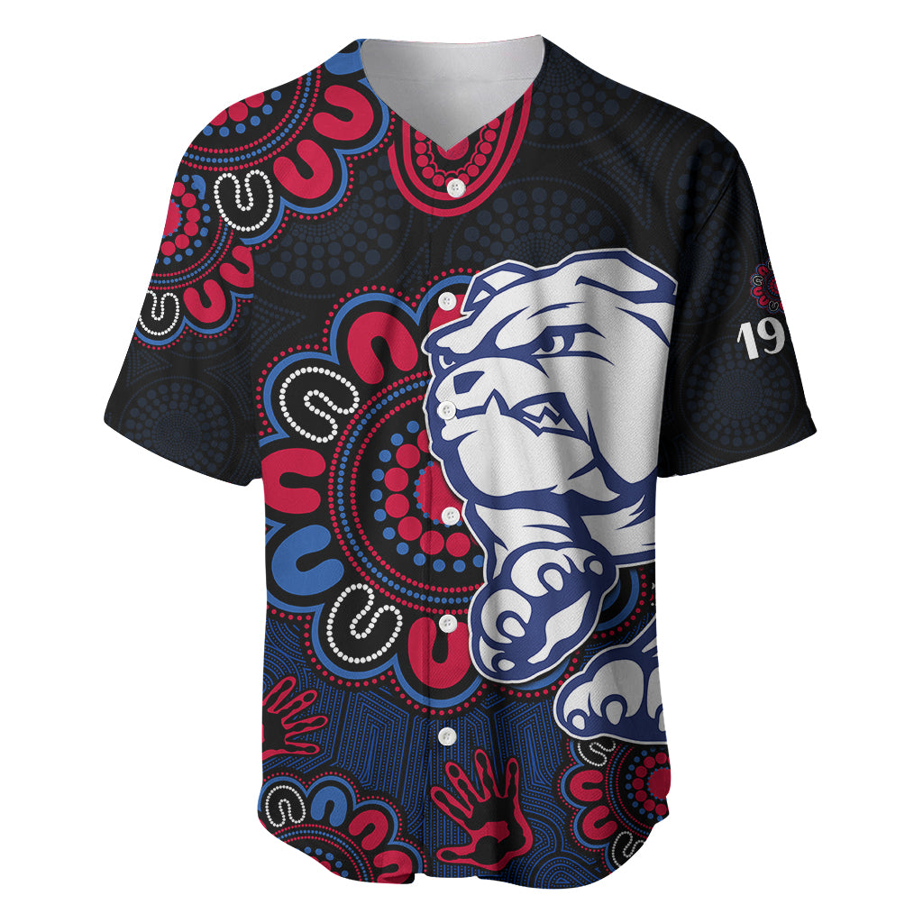 custom-personalised-afl-western-bulldogs-dogs-1877-aboriginal-baseball-jersey