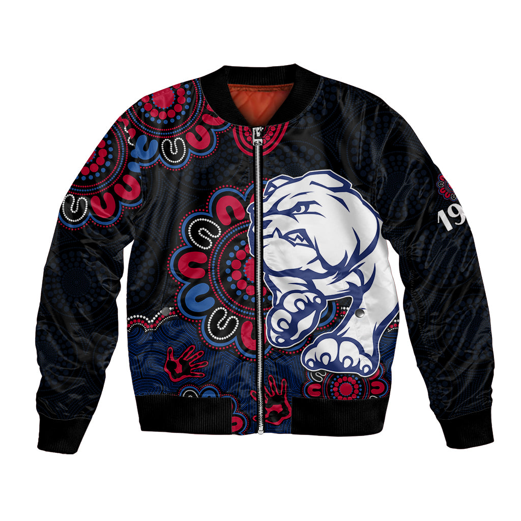 custom-personalised-afl-western-bulldogs-dogs-1877-aboriginal-bomber-jacket