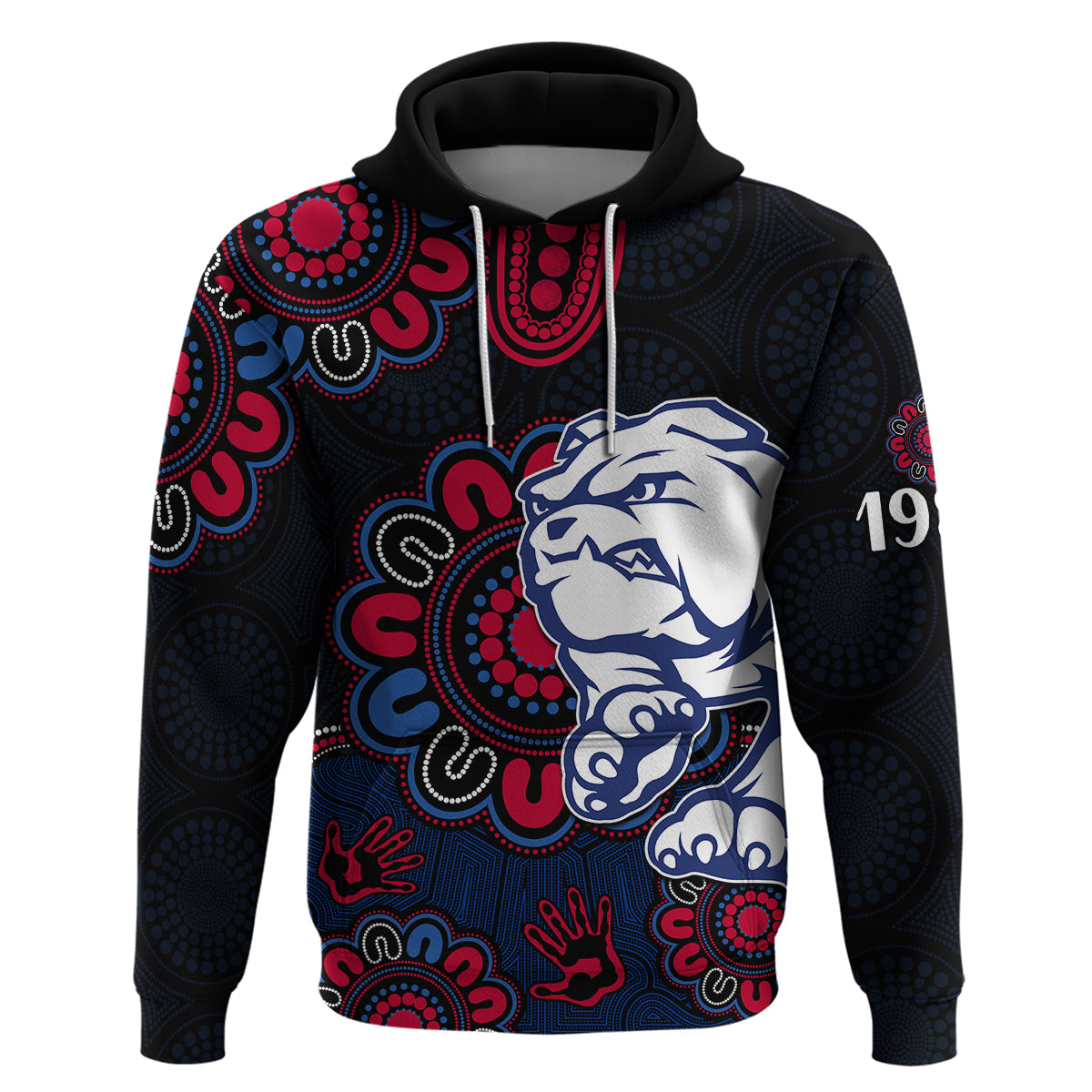 custom-personalised-afl-western-bulldogs-dogs-1877-aboriginal-hoodie