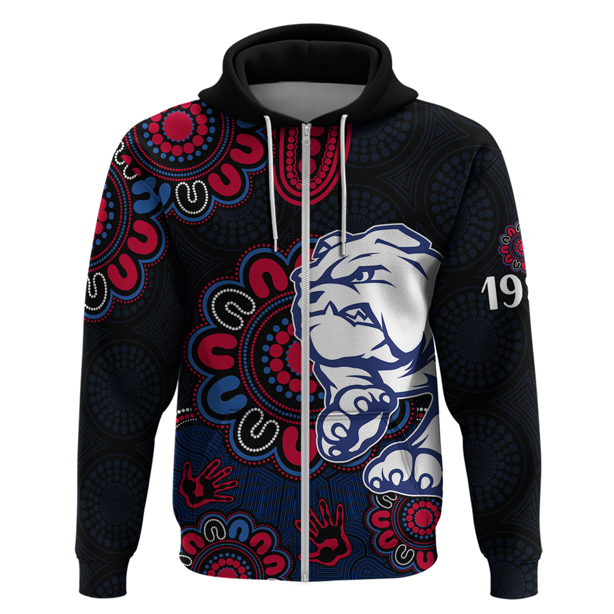 custom-personalised-afl-western-bulldogs-dogs-1877-aboriginal-hoodie