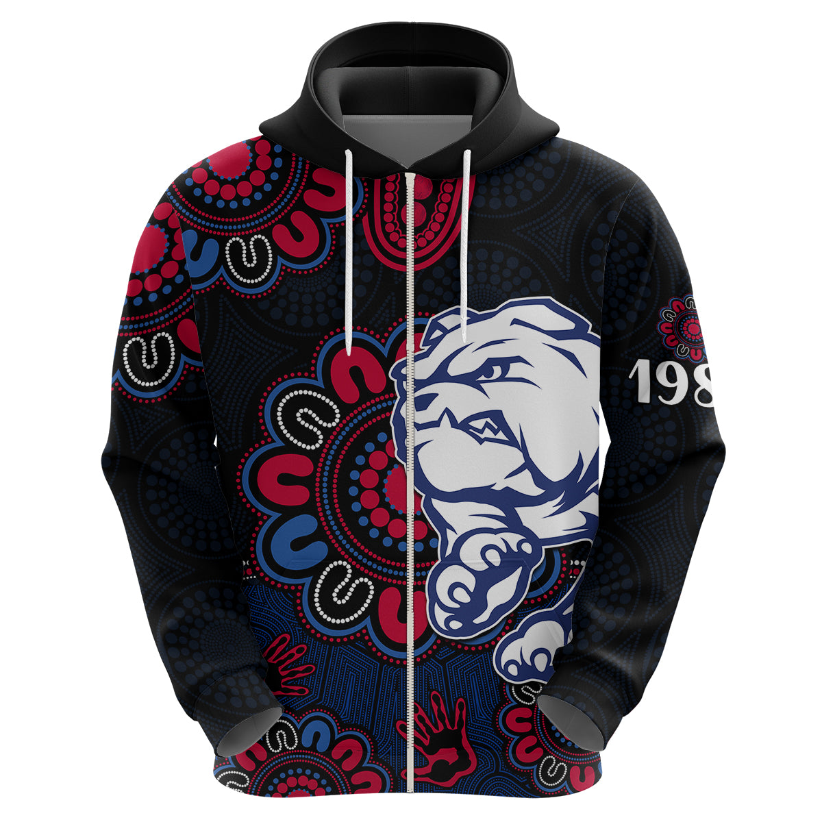 custom-personalised-afl-western-bulldogs-dogs-1877-aboriginal-hoodie