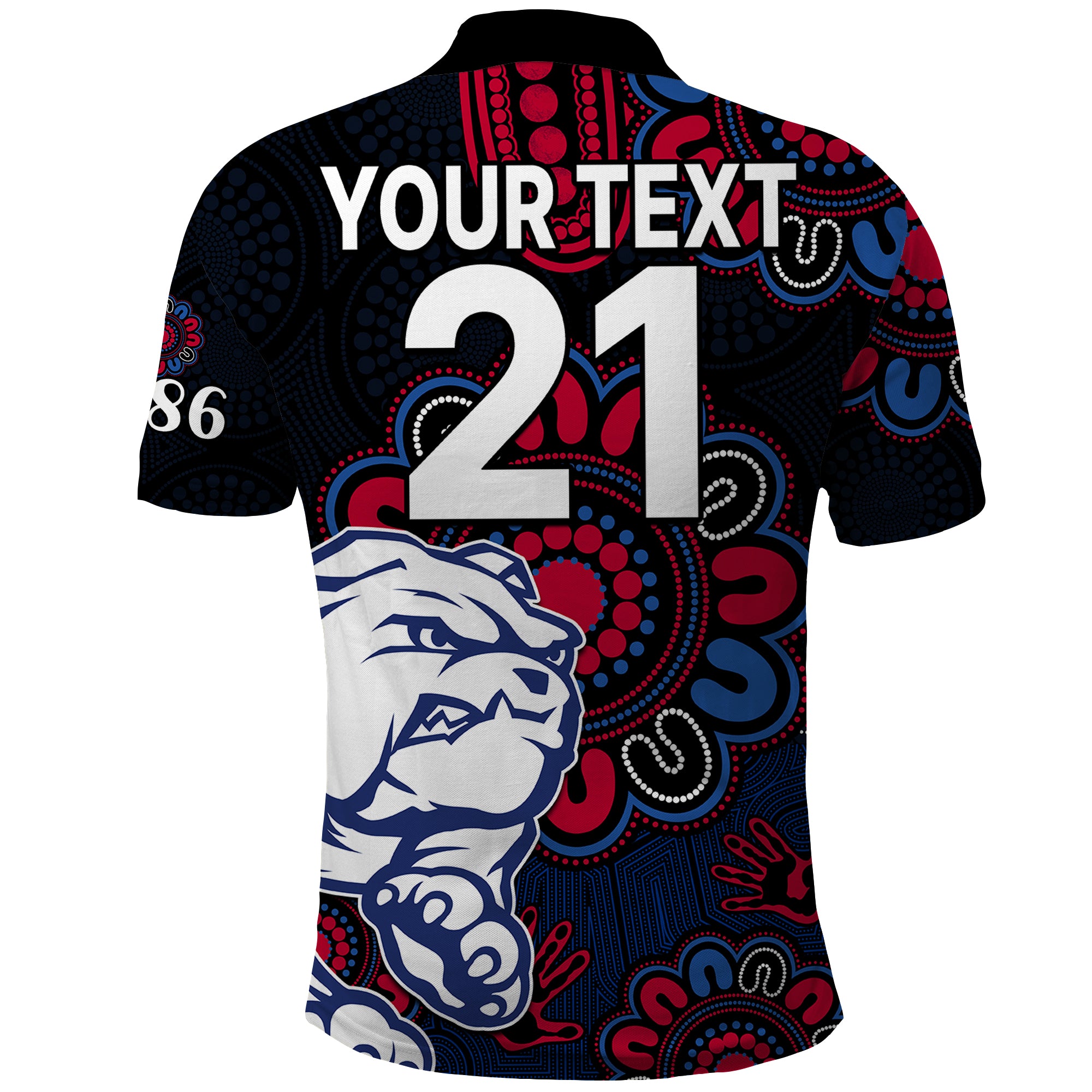 custom-personalised-afl-western-bulldogs-dogs-1877-aboriginal-polo-shirt