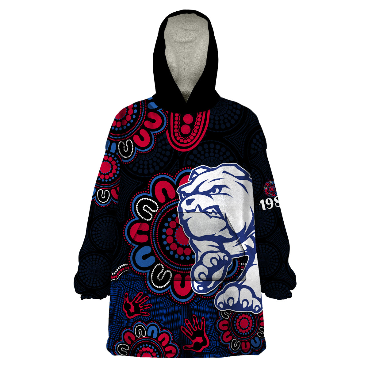 custom-personalised-afl-western-bulldogs-dogs-1877-aboriginal-wearable-blanket-hoodie