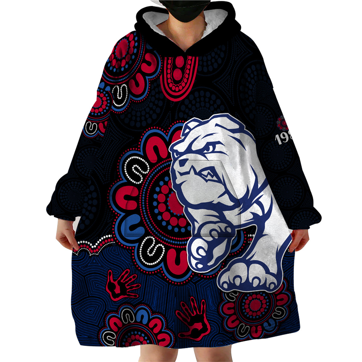 custom-personalised-afl-western-bulldogs-dogs-1877-aboriginal-wearable-blanket-hoodie