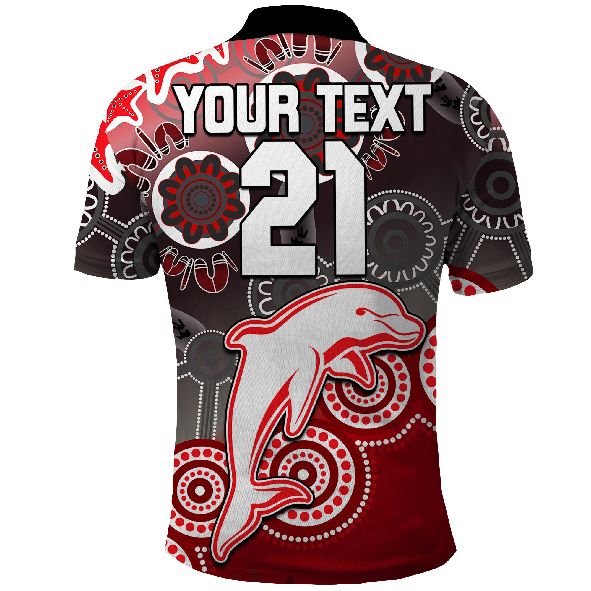 custom-personalised-2023-redcliffe-dolphins-rugby-polo-shirt