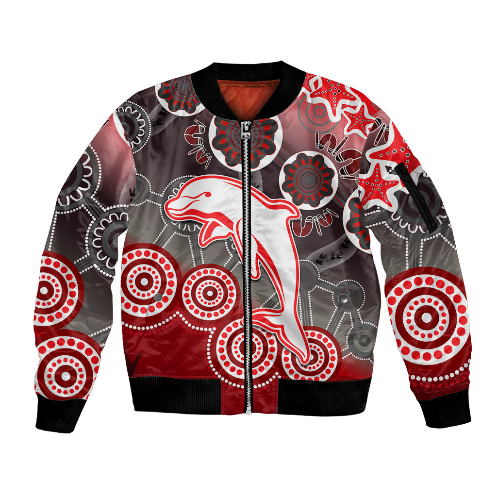 custom-personalised-2023-redcliffe-dolphins-rugby-sleeve-zip-bomber-jacket