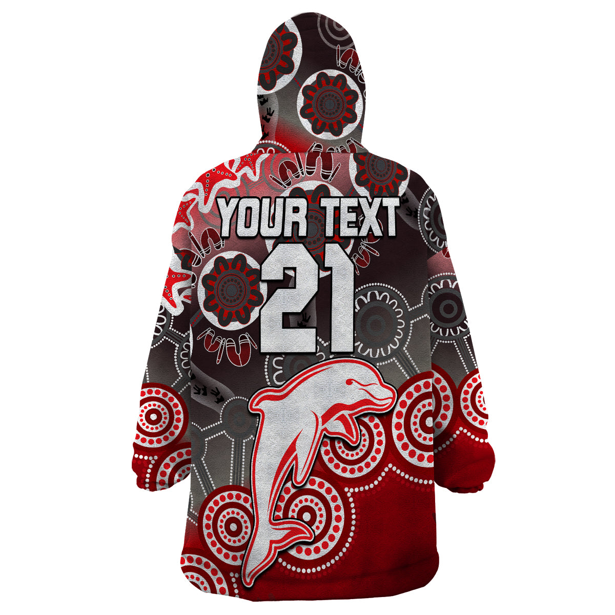 custom-personalised-2023-redcliffe-dolphins-rugby-wearable-blanket-hoodie