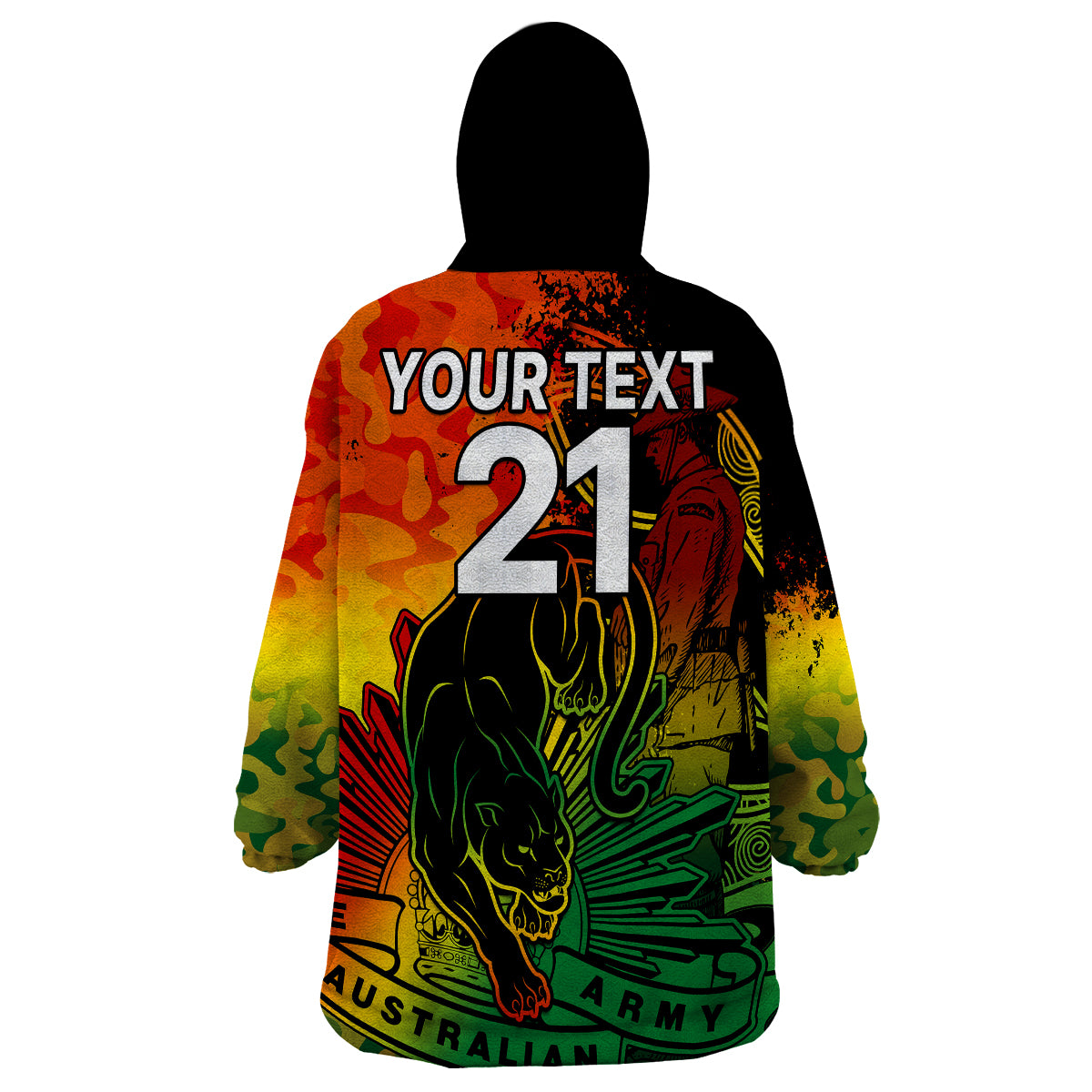 custom-text-and-number-nrl-anzac-2023-panthers-wearable-blanket-hoodie-camouflage