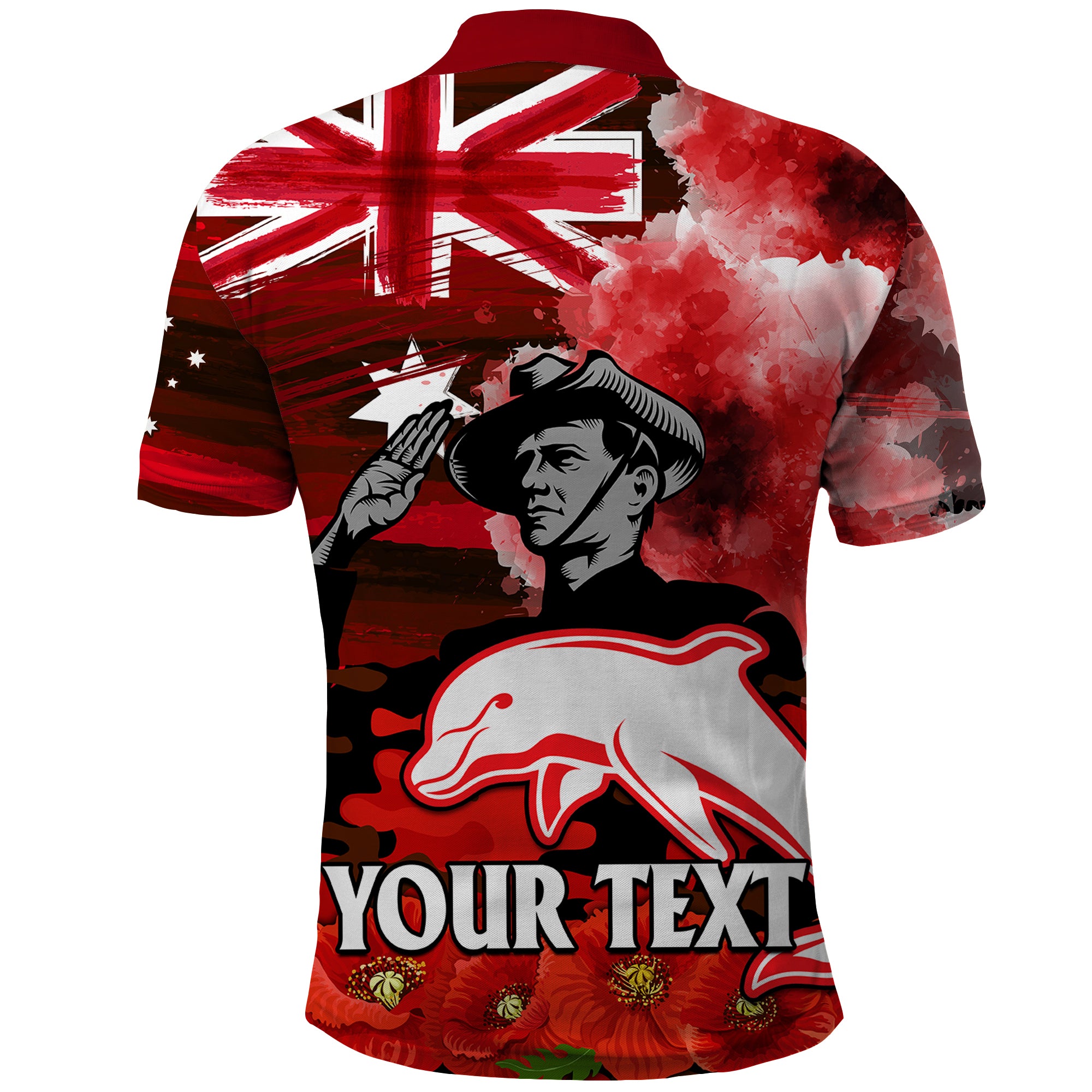 custom-personalised-anzac-dolphins-rugby-polo-shirt-we-shall-remember