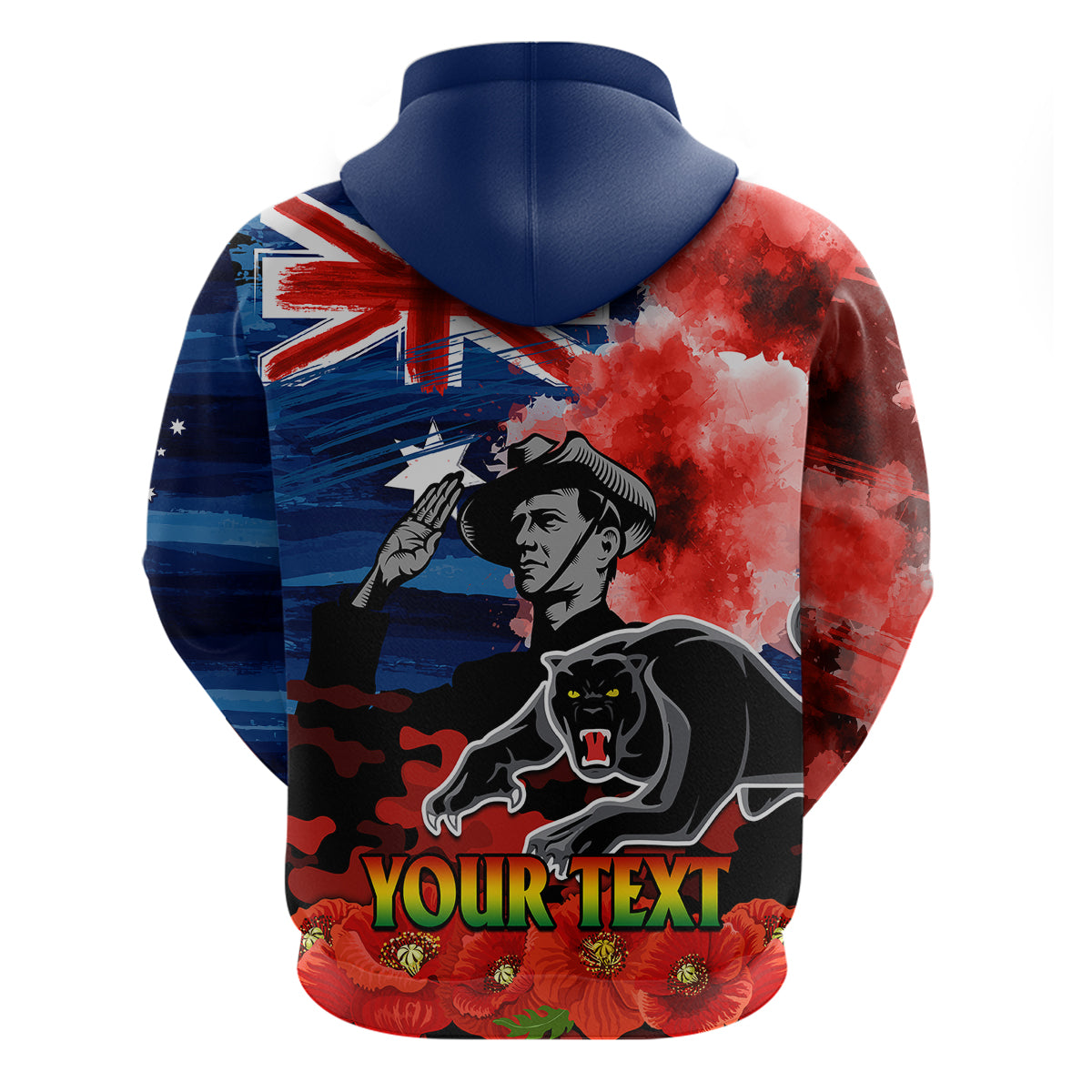 custom-personalised-anzac-panthers-rugby-hoodie-we-shall-remember