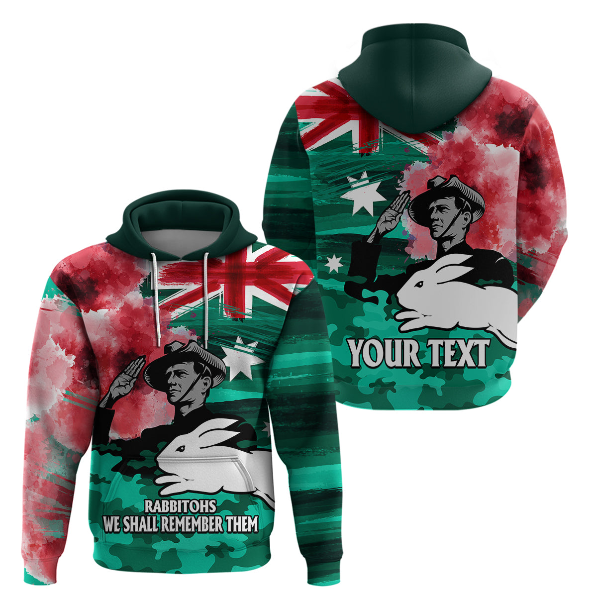 custom-personalised-anzac-rabbitohs-rugby-hoodie-we-shall-remember