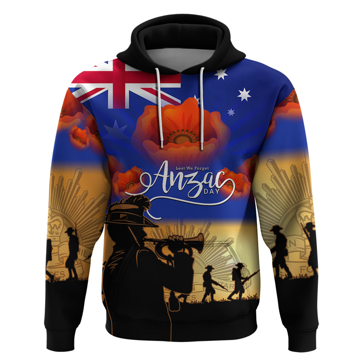 custom-personalised-aussie-anzac-hoodie-australian-army-poppy-mix-flag