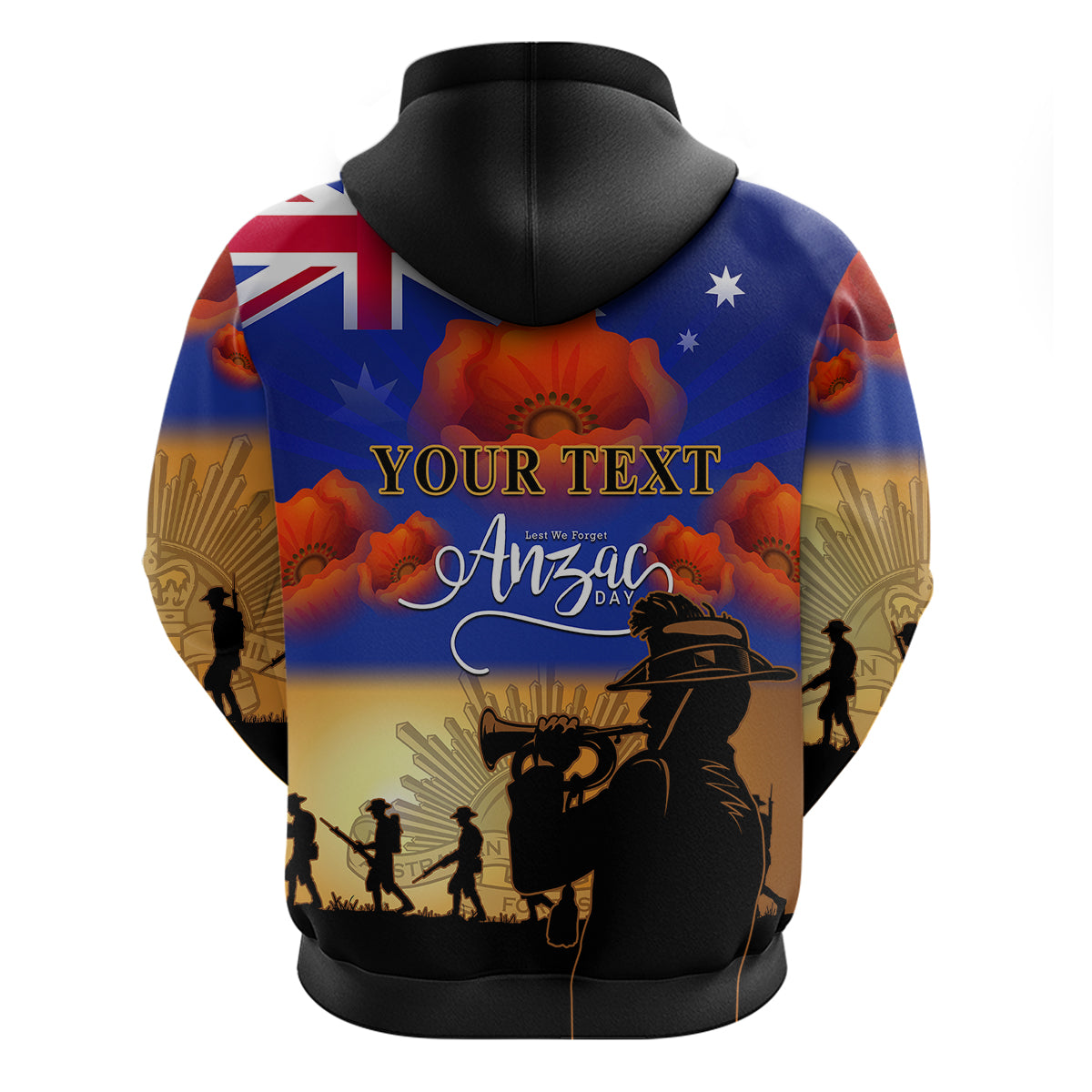 custom-personalised-aussie-anzac-hoodie-australian-army-poppy-mix-flag