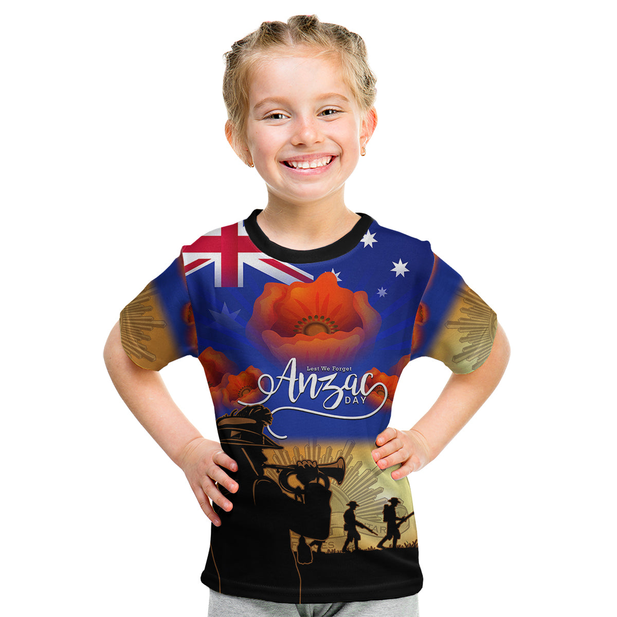 custom-personalised-aussie-anzac-kid-t-shirt-australian-army-poppy-mix-flag